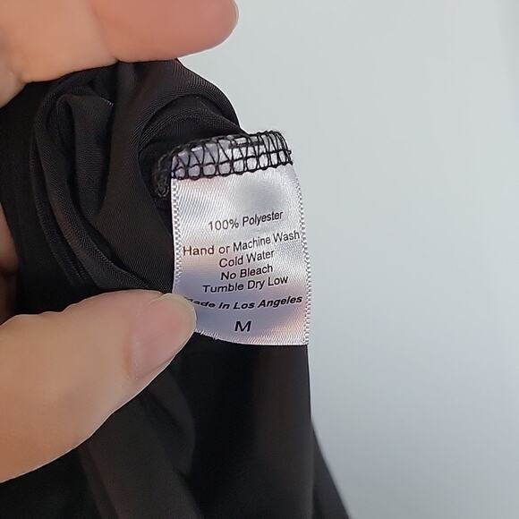 Lucy In the Sky Milly Halter Maxi Dress Black, M - Picture 7 of 8